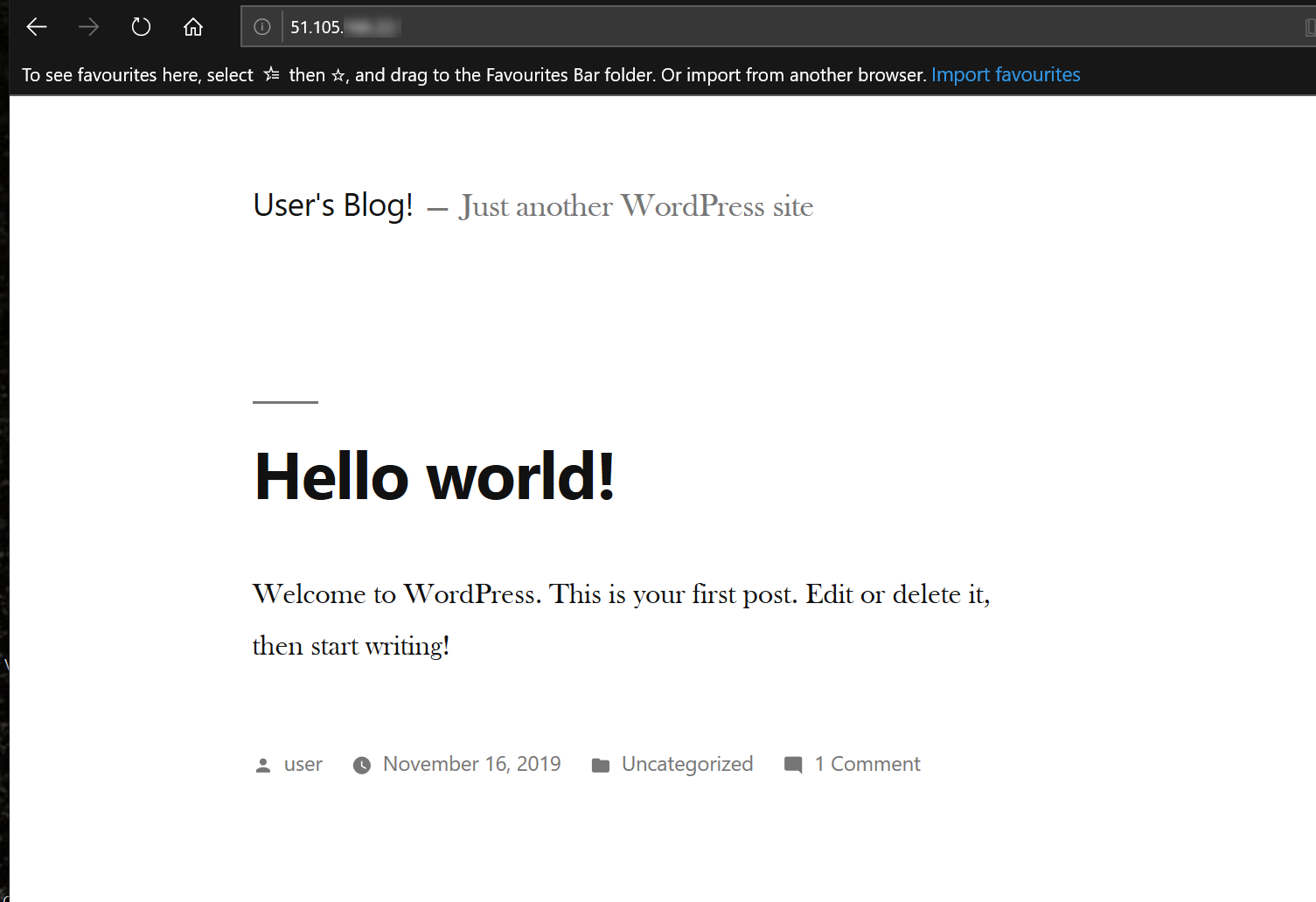 AKS WordPress live